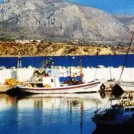 The harbour at Makrigialos